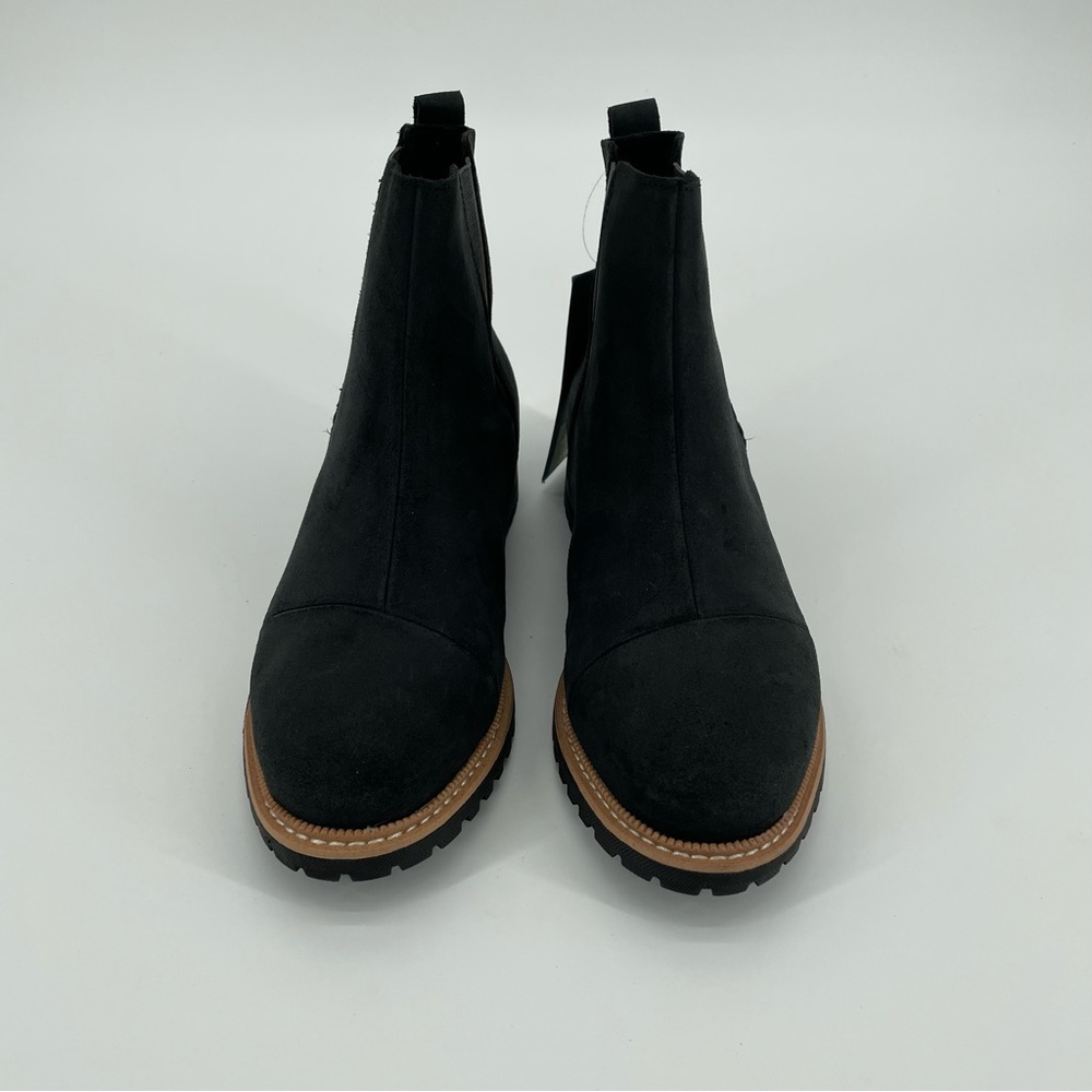 Toms Cleo Boot - Women's Size 8 Water Resistance Black Leather